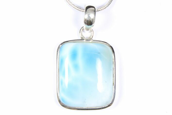 Stunning Larimar Pendant (Necklace) - Sterling Silver #382377